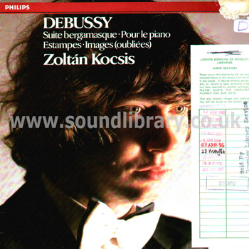 Zoltan Kocsis Debussy Pour Le Piano LP Philips 412 118-1 Front Sleeve Image